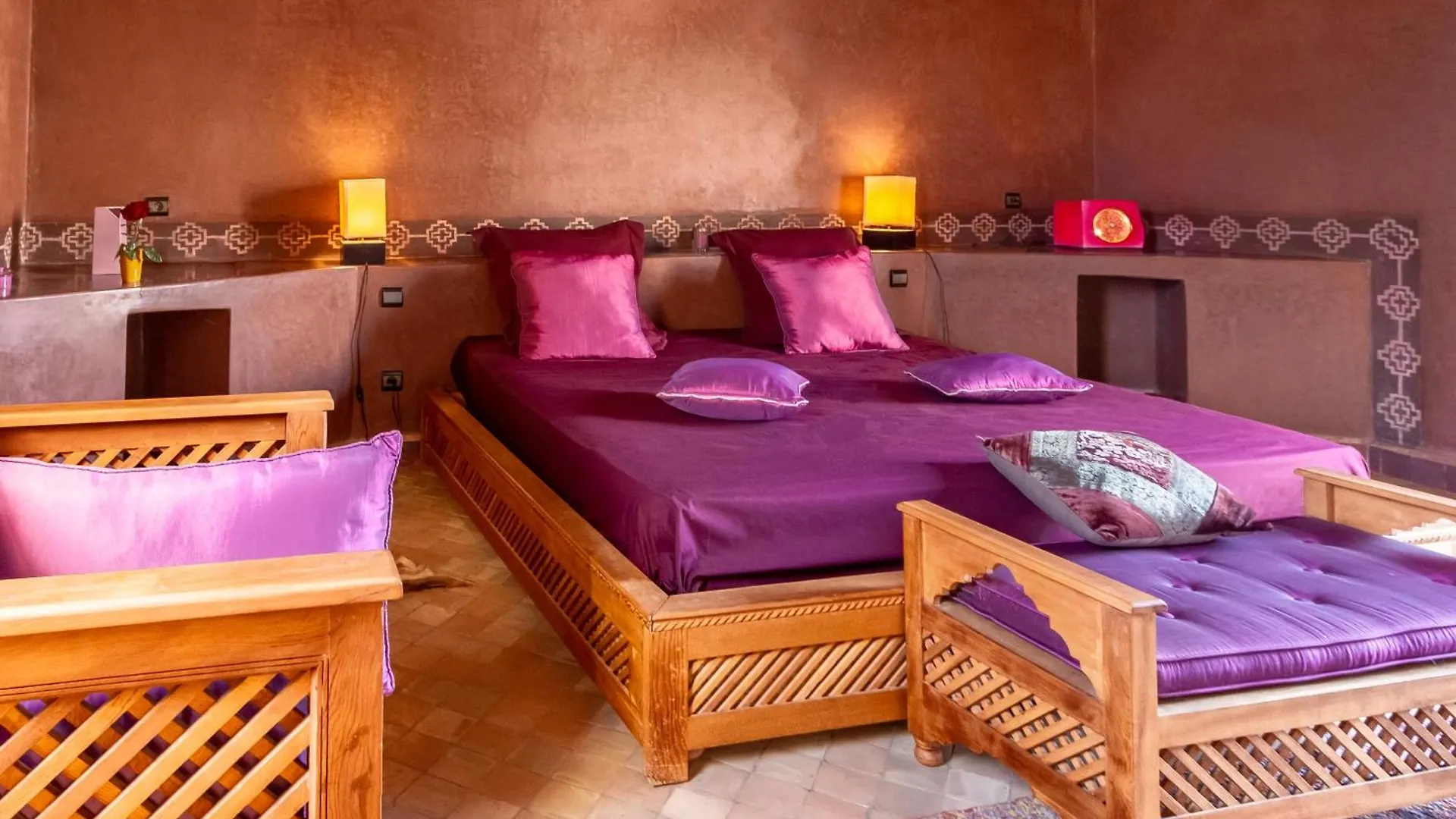 הוילה Authentic Family House In The Marrakesh Palm Grove